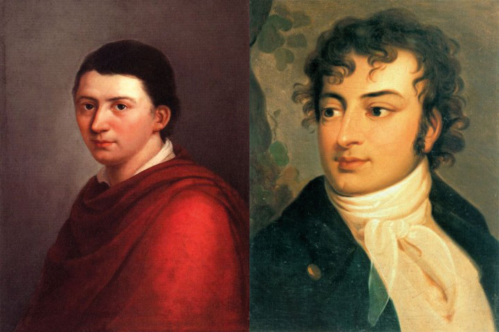 Portraits von Friedrich und August Wilhelm Schlegel