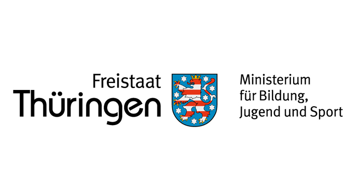 Wortbildmarke Thüringer Ministerium für Bildung, Jugend und Sport