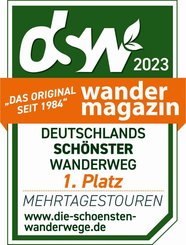 Abzeichen DSW 2023 Platz 1 Mehrtagestouren