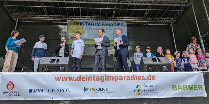 Umweltpreisverleihung der Stadt Jena zu Dein Tag im Paradies 2023  ©JenaKultur