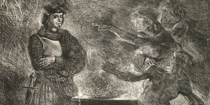 Eugène Delacroix – Macbeth consulant les sorcières, 1825