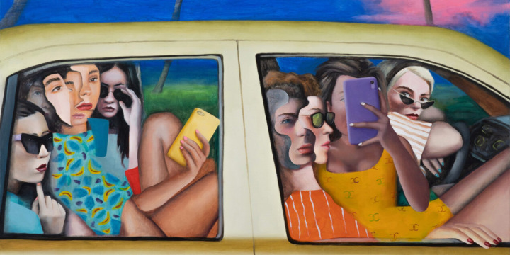 Bild von Zohar Fraiman von Frauen in einem Auto