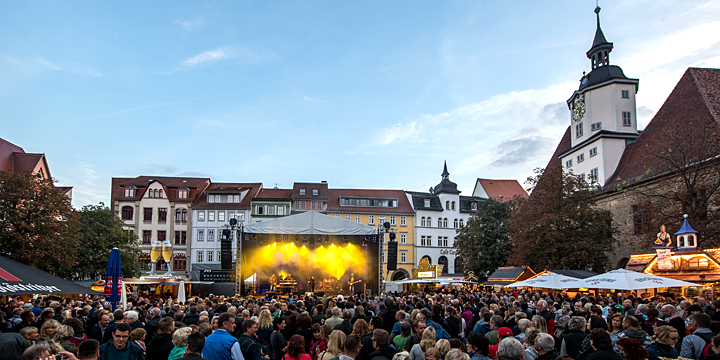 Jenaer Altstadfest, Draufsicht  ©JenaKultur, C. Häcker