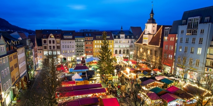 Jenaer Weihnachtsmarkt  ©JenaKultur, C. Worsch
