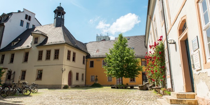 Kollegienhof und alter Senatssaal FSU Jena