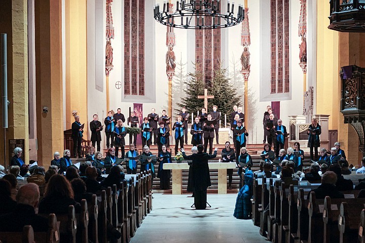 Chor der Jenaer Philharmonie singt in der Stadtkirche Jena