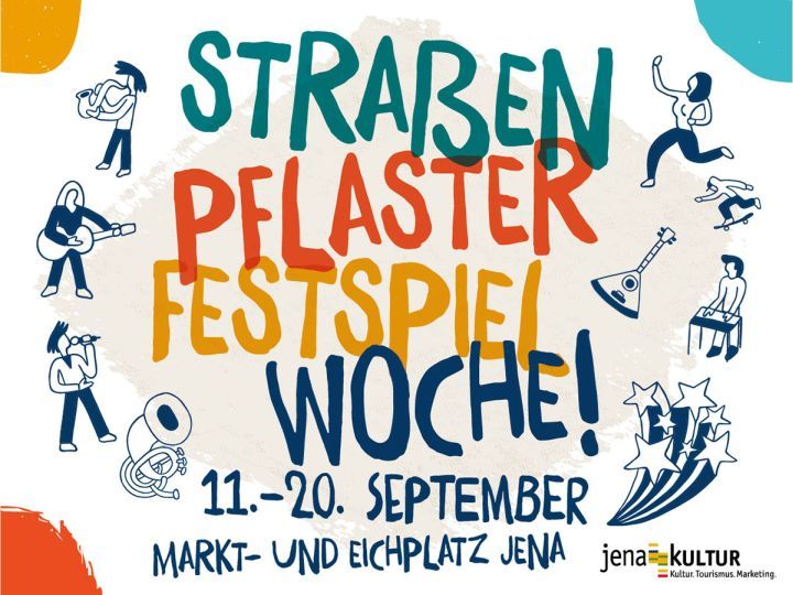 Grafik StraßenPflasterFestSpielWoche