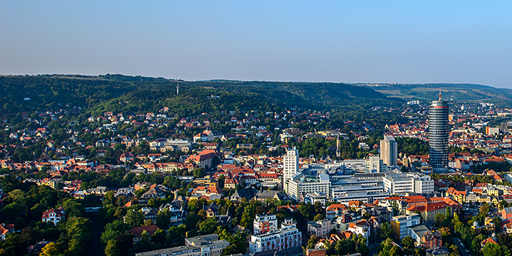 Stadtansicht von Jena