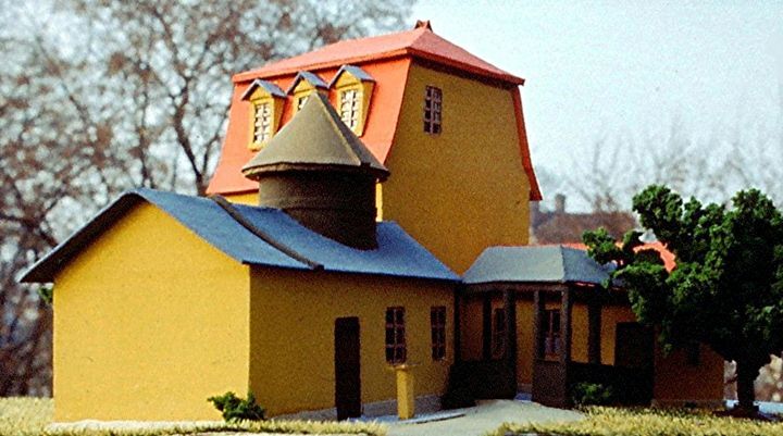 Modell der Sternwarte am Schiller Gartenhaus in Jena