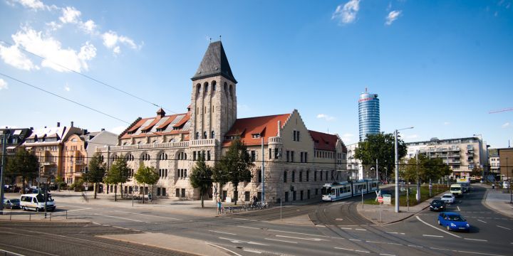 Volksbad Jena von außen  ©Stadt Jena, J. Hauspurg