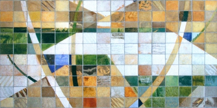 Wandbild "Jenaer Landschaft" von Frank Steenbeck in der Noll