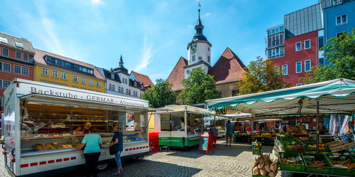 Wochenmarkt1  ©JenaKultur, C. Häcker