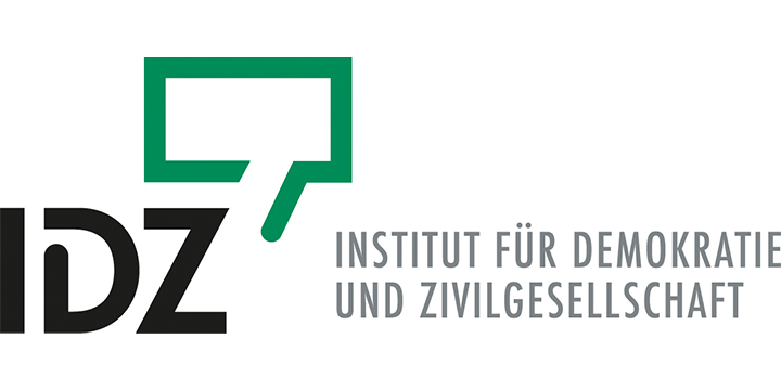 Wortbildmarke des Instituts für Demokratie und Zivilgesellschaft IDZ