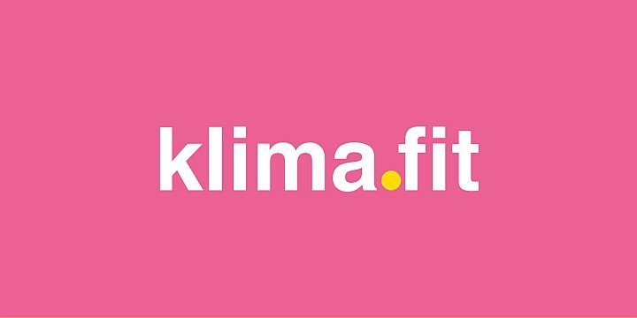 Schrift "klima.fit" auf rosa Grund  ©WWF Deutschland