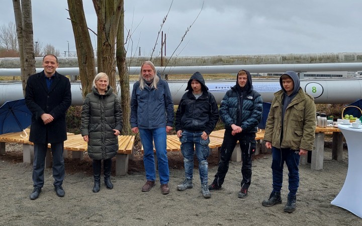 Adern von Jena BogenBank Einweihung 05.04.2022
