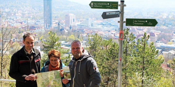 Präsentation der neuen Wanderkarte "Wandern rund um Jena"
