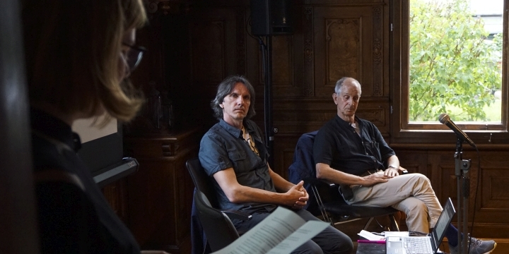 Die Gewinner des Botho-Graef-Kunstpreises 2018 Hoheisel und Knitz im Artist Talk in der Villa Rosenthal