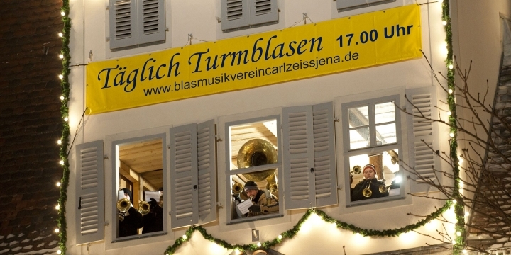 Weihnachtliches Turmblasen
