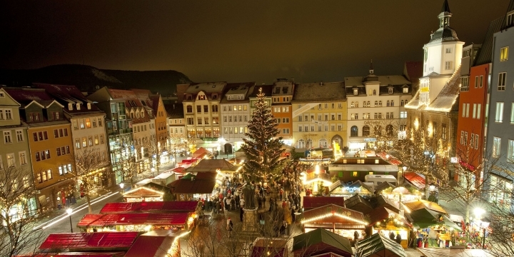 Jenaer Weihnachtsmarkt  ©JenaKultur, Foto: A. Hub