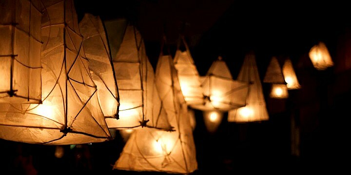 Laternen beim Novalisfest Jena 2015  ©Frères Poussière