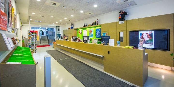 Ticketschalter in der Jena Tourist-Information