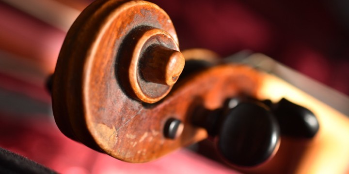 Nahaufnahme einer Violine